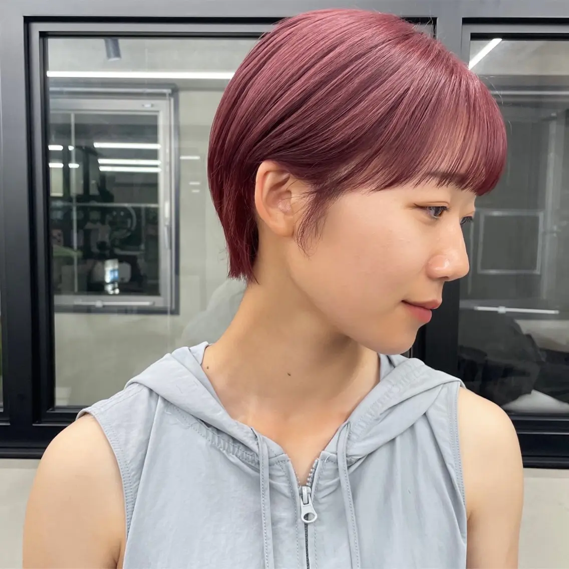ショート カラー ヘアカラー 🤍ブリーチなしカラ ー/渋谷/YUU🤍のヘアスタイル