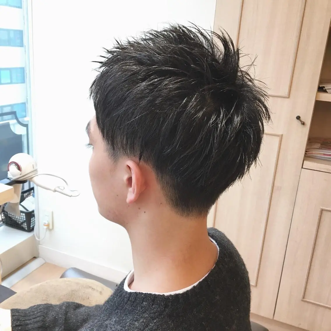 ショート メンズ 白浜 サキのヘアスタイル