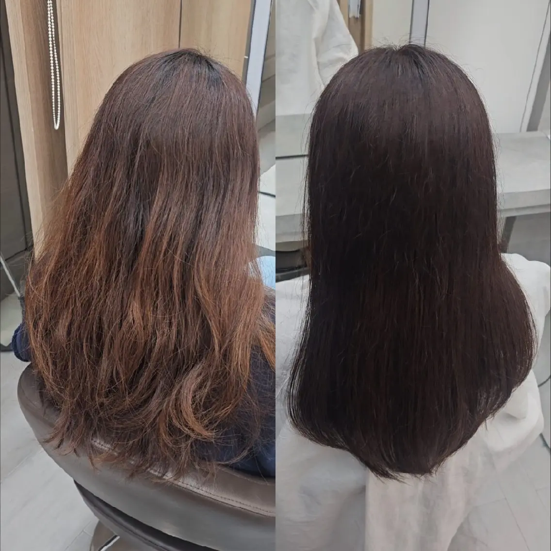 ロング カット ヘアカラー トリートメント ヘッドスパ 木場・住吉   ひなたのヘアスタイル