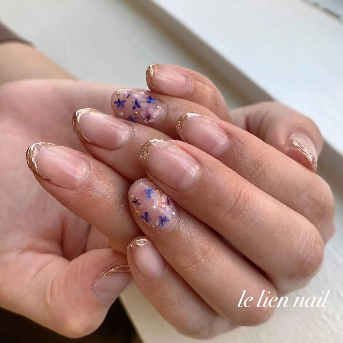 ショート le lien nailのネイルデザイン