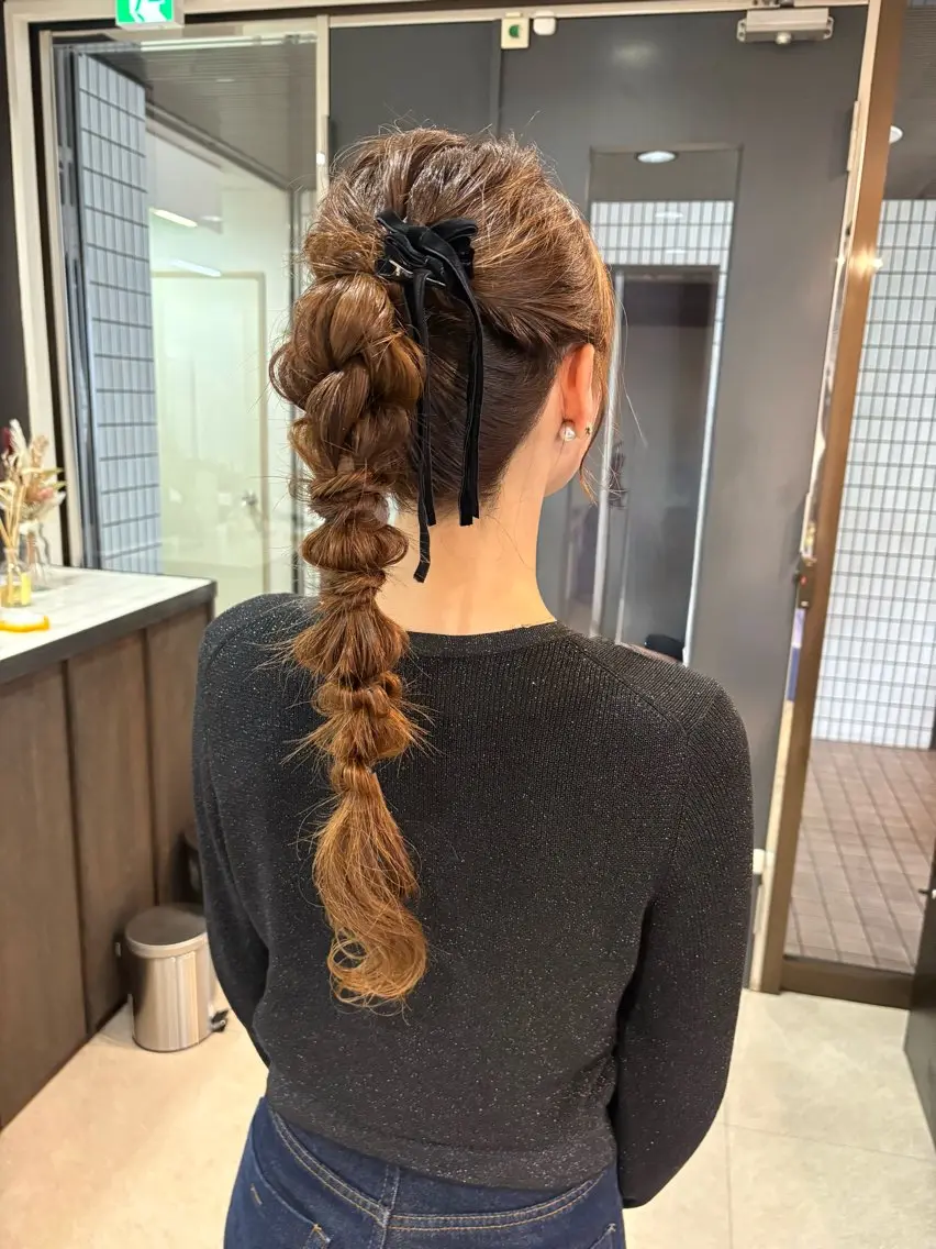 ロング ヘアセット yoro /ミホのヘアスタイル