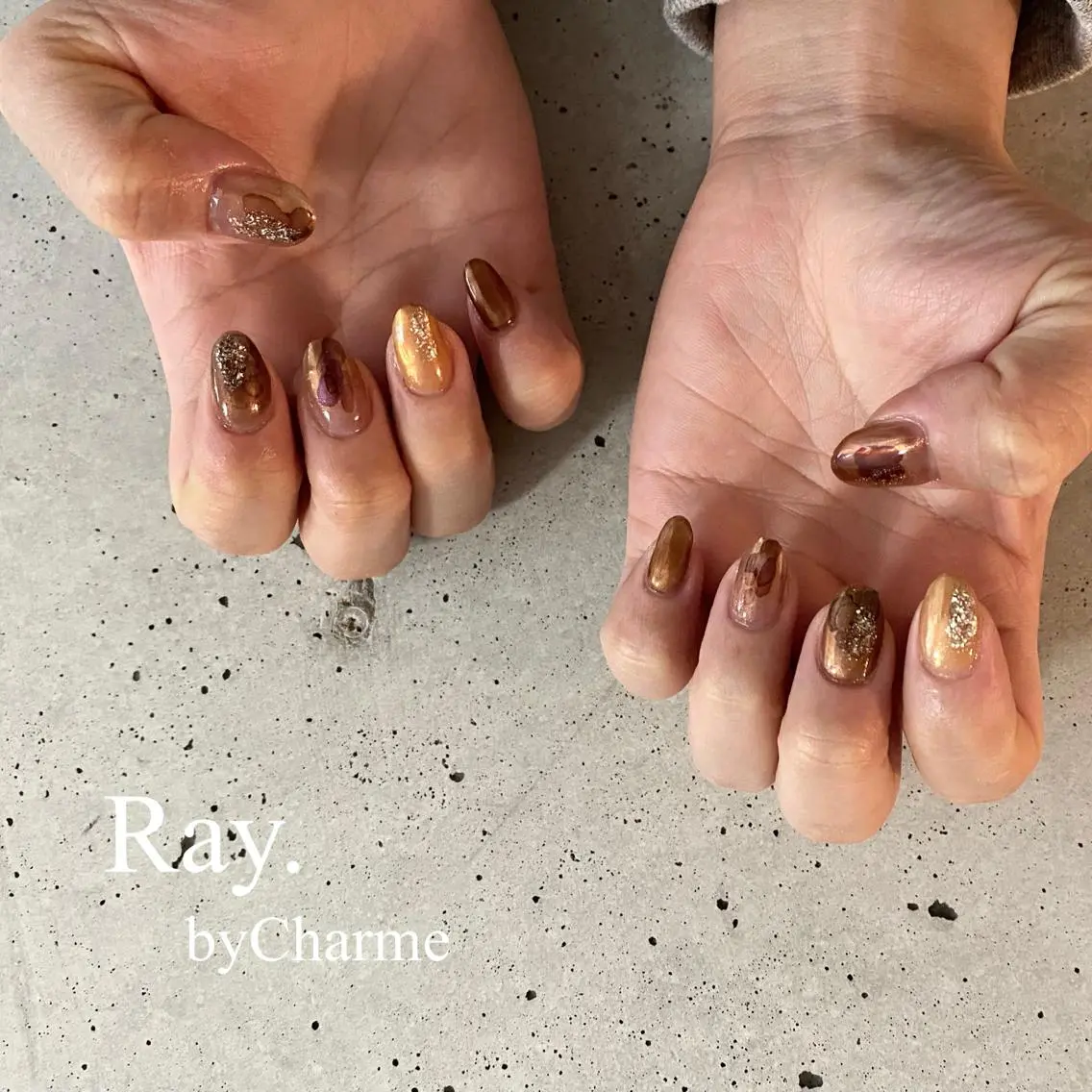 ネイル Ray. /綺麗目ニュアンスのネイルデザイン