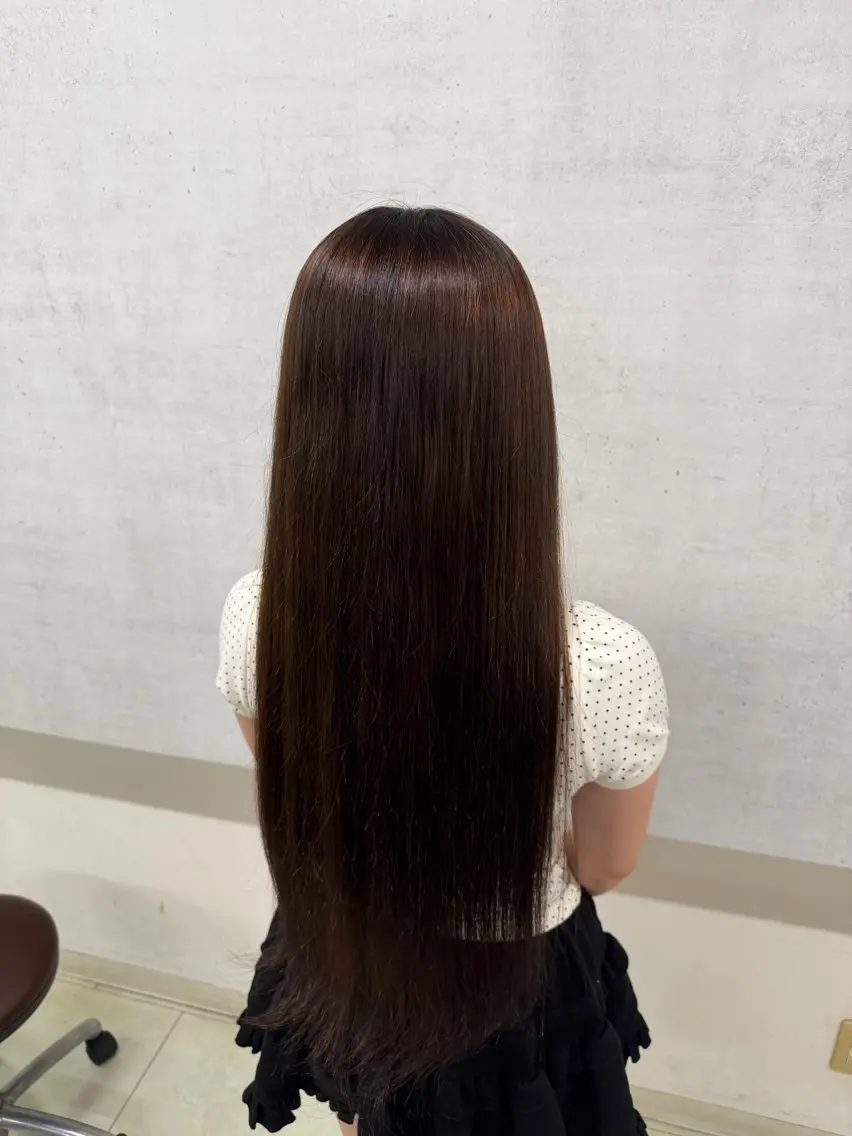 ロング ヘアカラー はるな/透明感カラー /暖色カラーのヘアスタイル