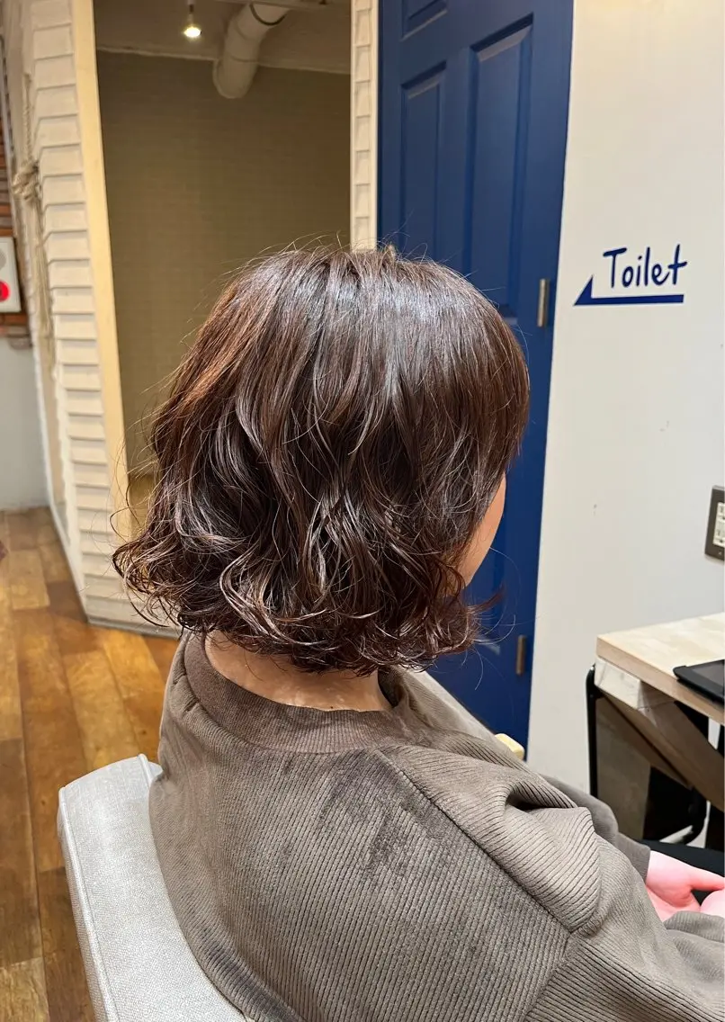 パーマ ダメージレスブリーチ 🩵Yumekaのヘアスタイル