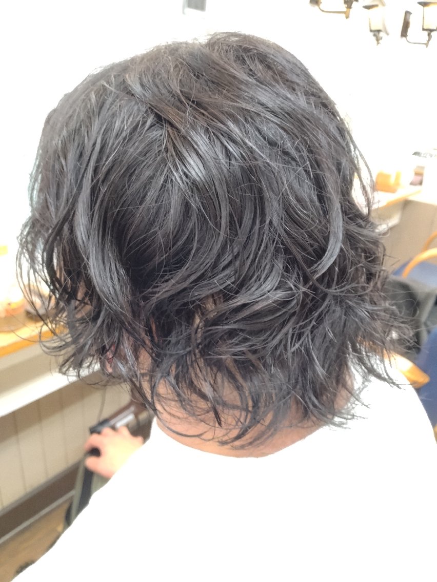 ショート メンズ メンズパーマ 森長 咲子のヘアスタイル