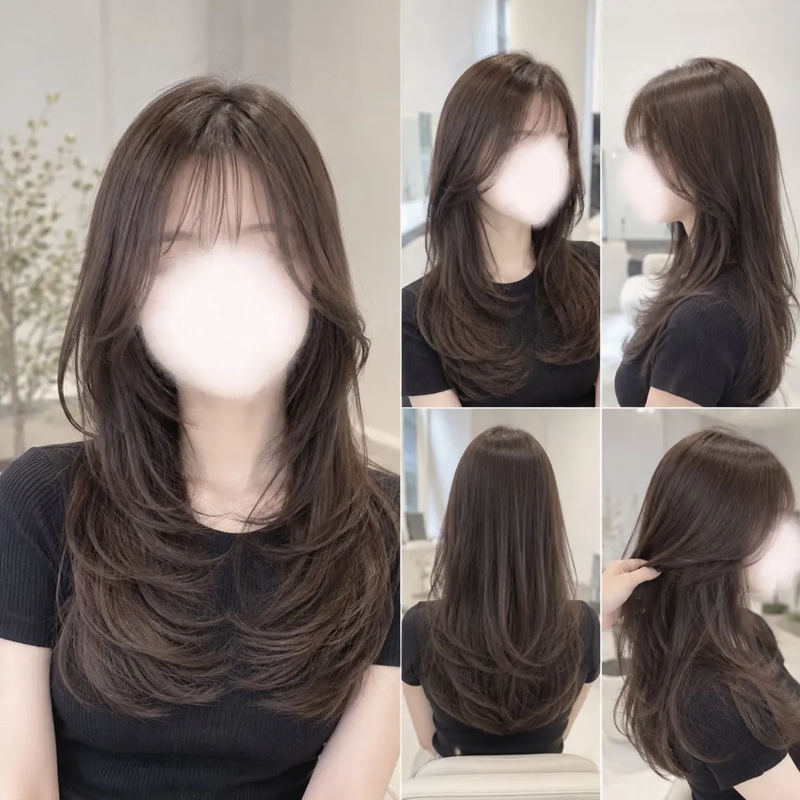 🇰🇷韓国風♡前髪＋顔まわり似合わせカット✂️の写真