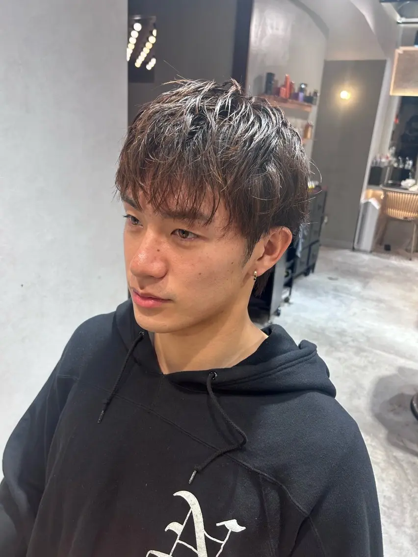 ショート ショートヘア レイヤー/美髪矯正 /赤味消し 古舘悠登のヘアスタイル