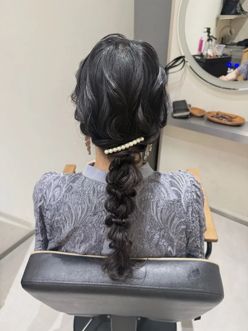ヘアアレンジ ヘアセット 推し活・参列ヘア🎀 札幌ヘアセット専門のヘアスタイル