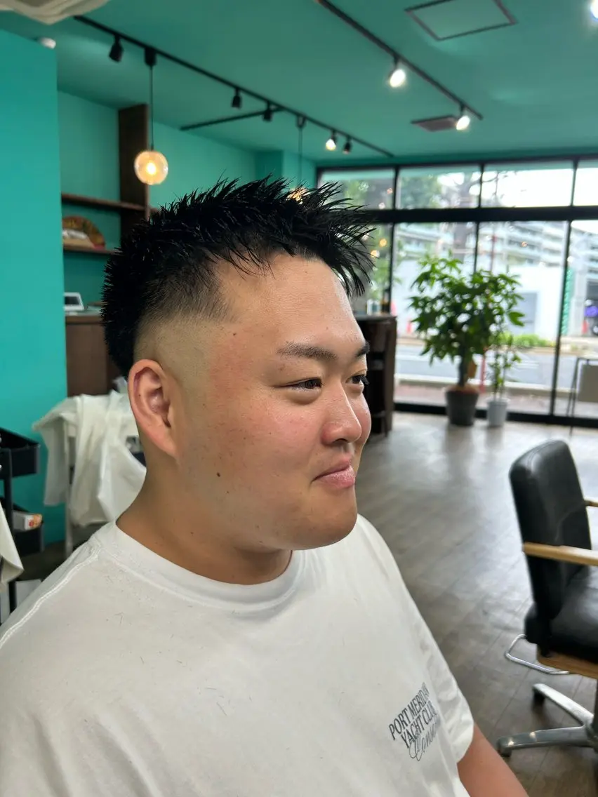 メンズ フェードカット 長谷川 央のヘアスタイル