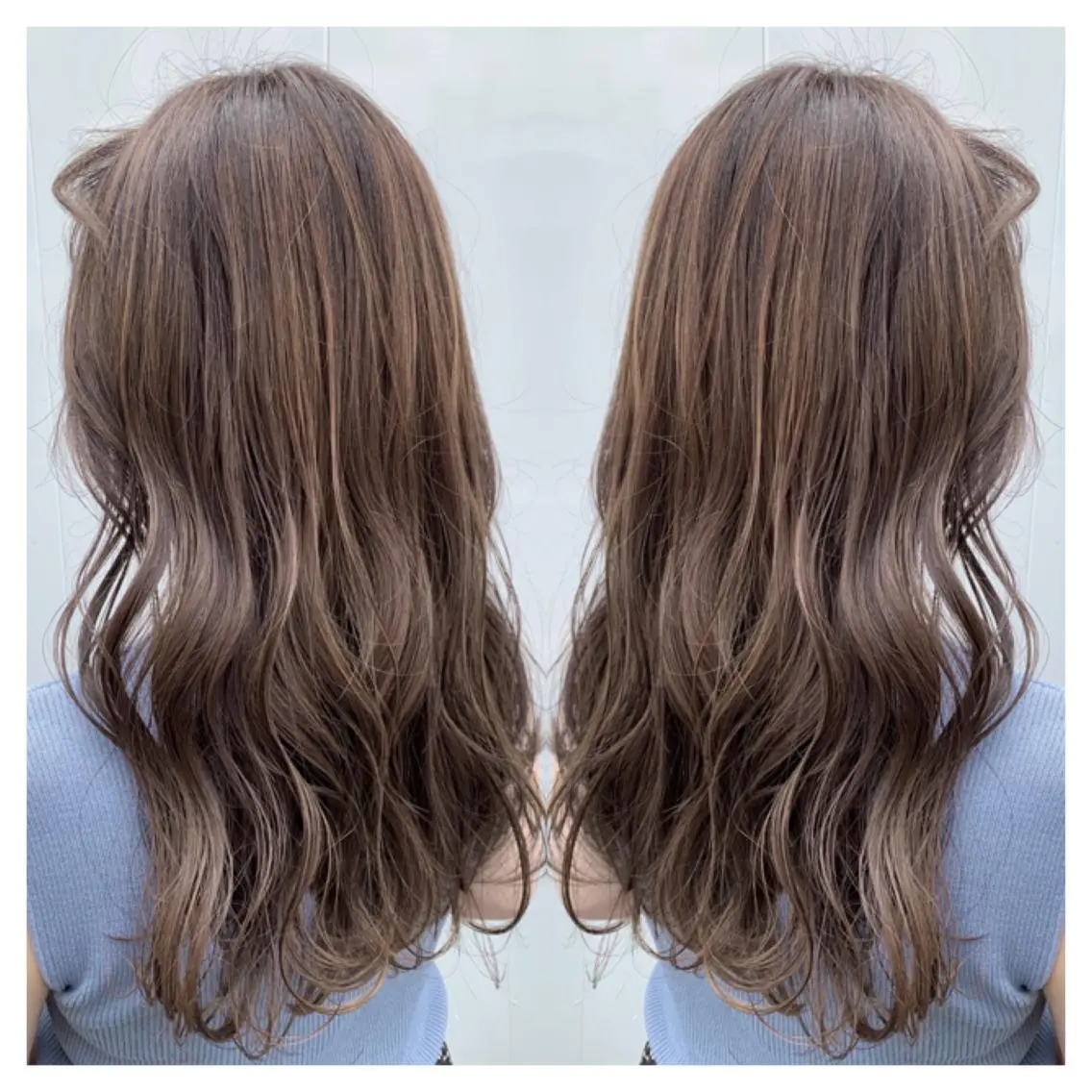 ロング カラー ヘアカラー トリートメント 村山 茉衣のヘアスタイル