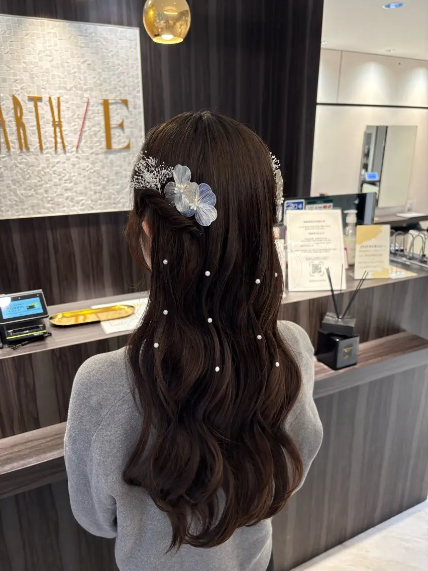 ヘアアレンジ ヘアセット 誰もが憧れる艶髪✨ /アレンジヘア🎀のヘアスタイル