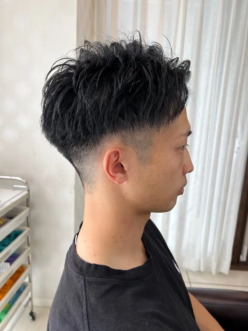 ショート メンズ メンズパーマ山内 結稀のヘアスタイル