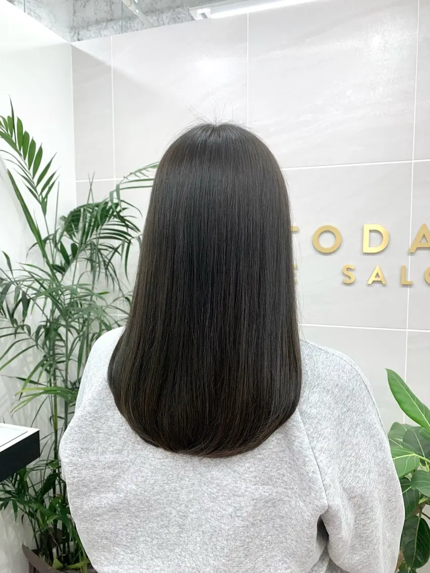 セミロング カラー 本格ヘッドスパ🌿 ×ヘア 佐藤のヘアスタイル