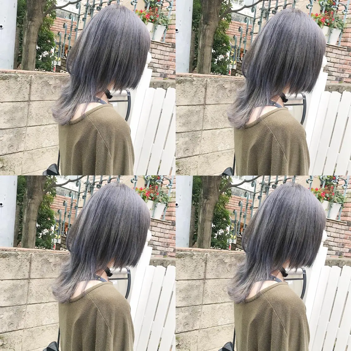 ミディアム カラー ヘアアレンジ カット ヘアカラー トリートメント TAKUMAブリーチ /切りっぱなし🪽のヘアスタイル