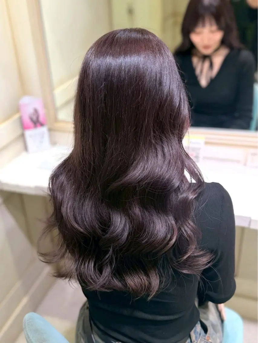 カラー ヘアカラー トリートメント 💙透明感カラー/ 縮毛矯正/ゆうな💙のヘアスタイル
