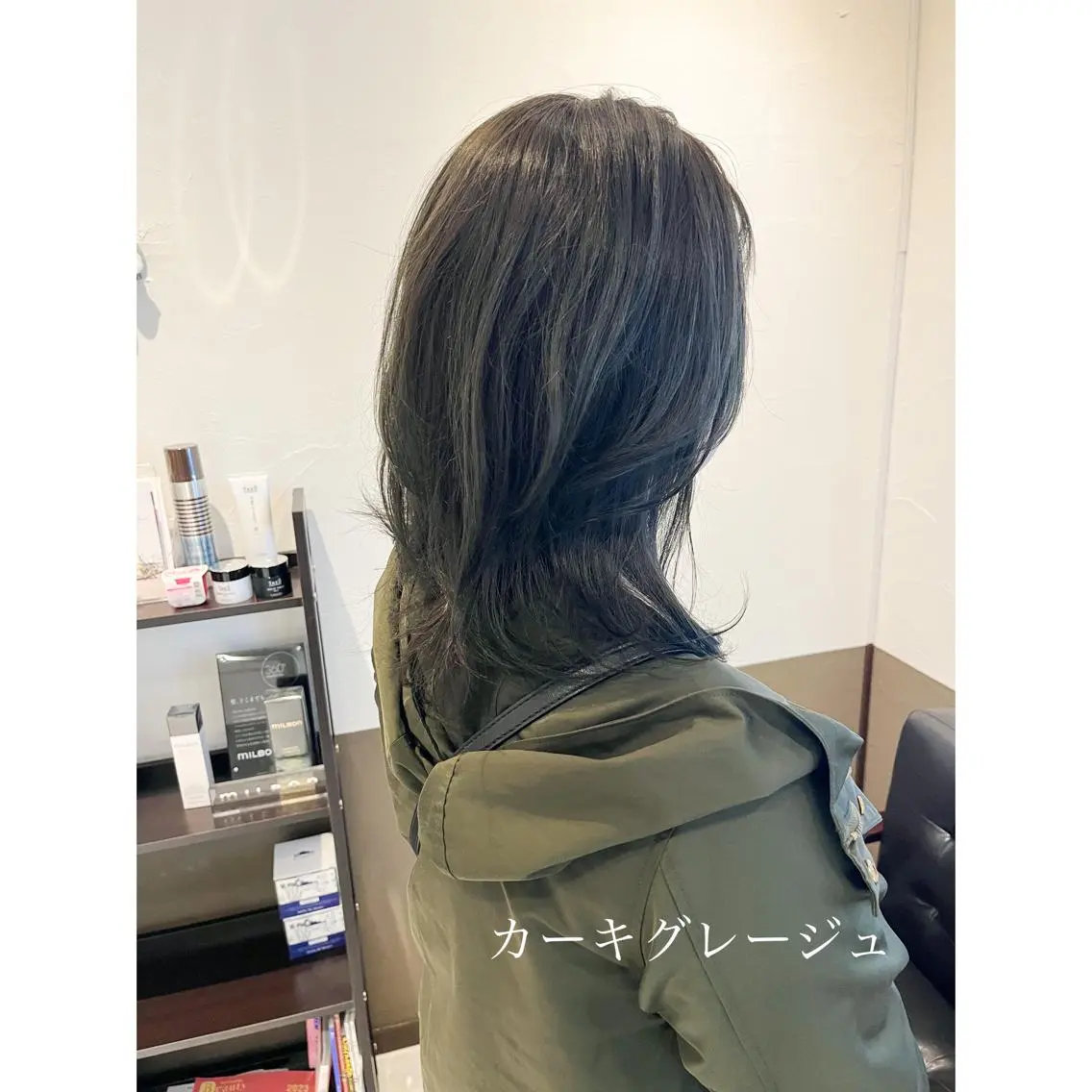 ミディアム カラー 坂井田 浩樹のヘアスタイル