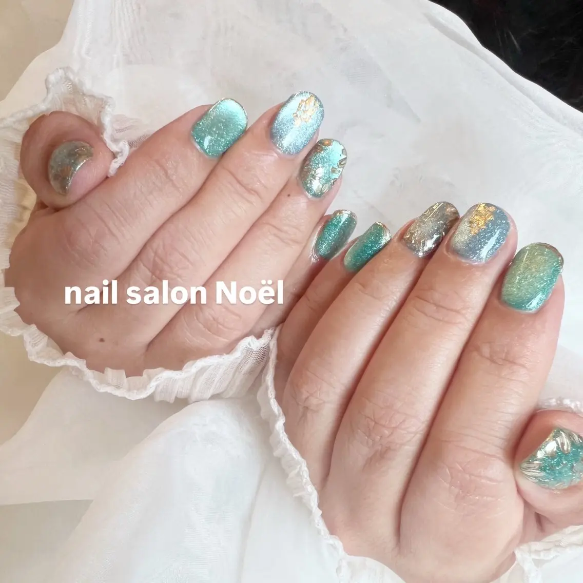 ミディアム nail salon Noël_赤磐のネイルデザイン