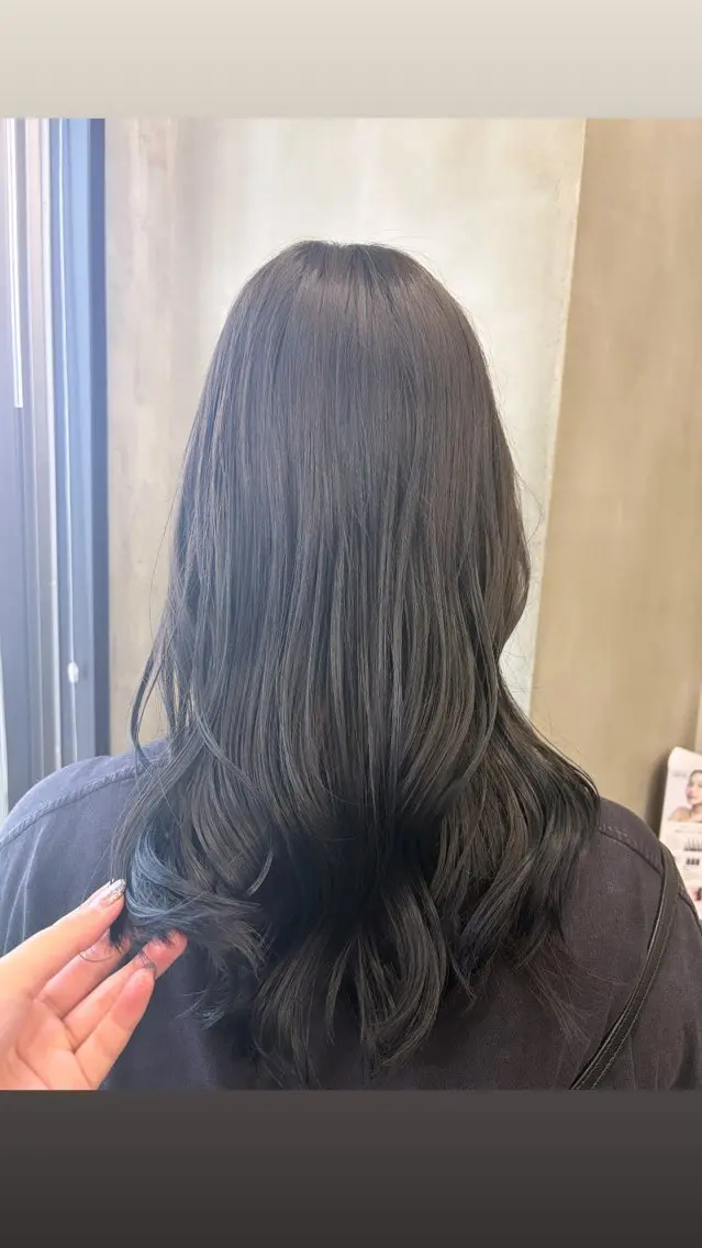 セミロング カラー 透明感カラー haruka N°ulusのヘアスタイル