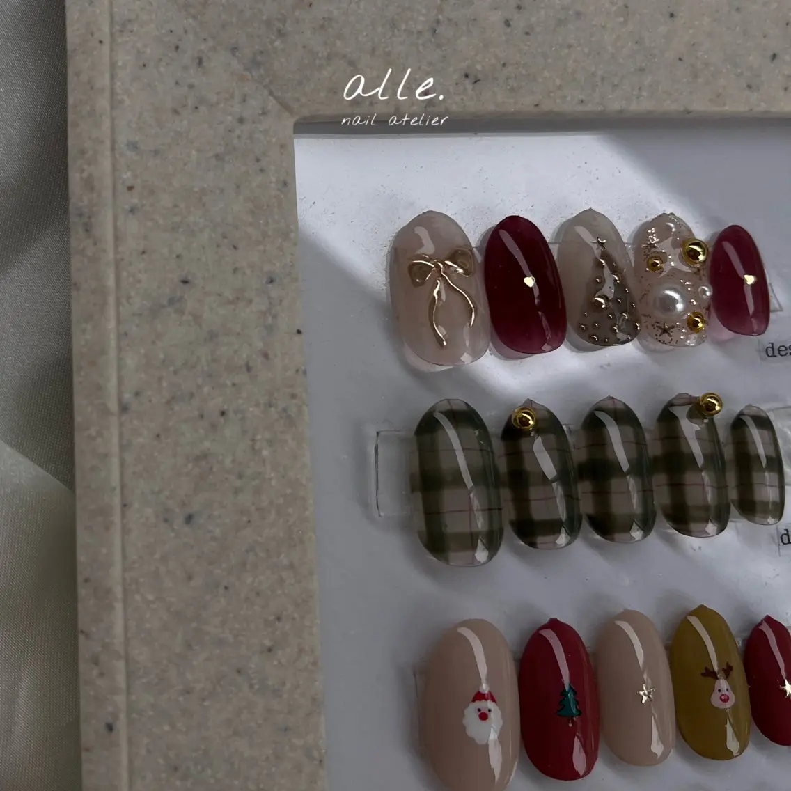 ネイル ハンドネイル atelier alle.のネイルデザイン
