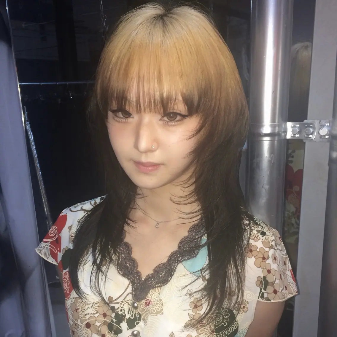ロング カット ヘアカラー にちか /デザインカラーのヘアスタイル
