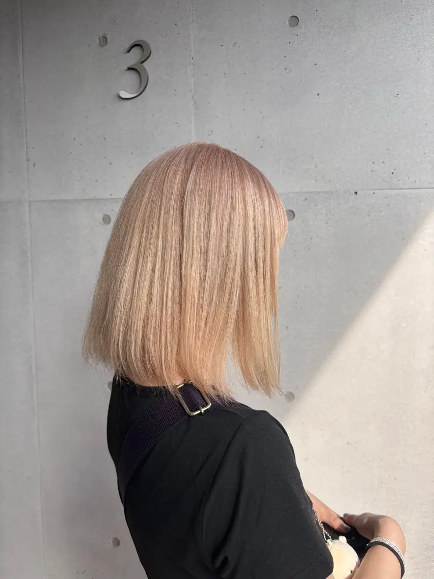 ダブルカラー(ブリーチ込)➕1STEPトリートメントの写真