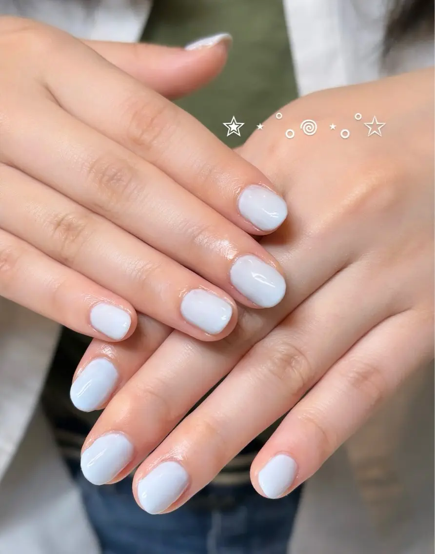 ネイル ブルー パステルネイル ハンドネイル みぎた かのこのネイルデザイン