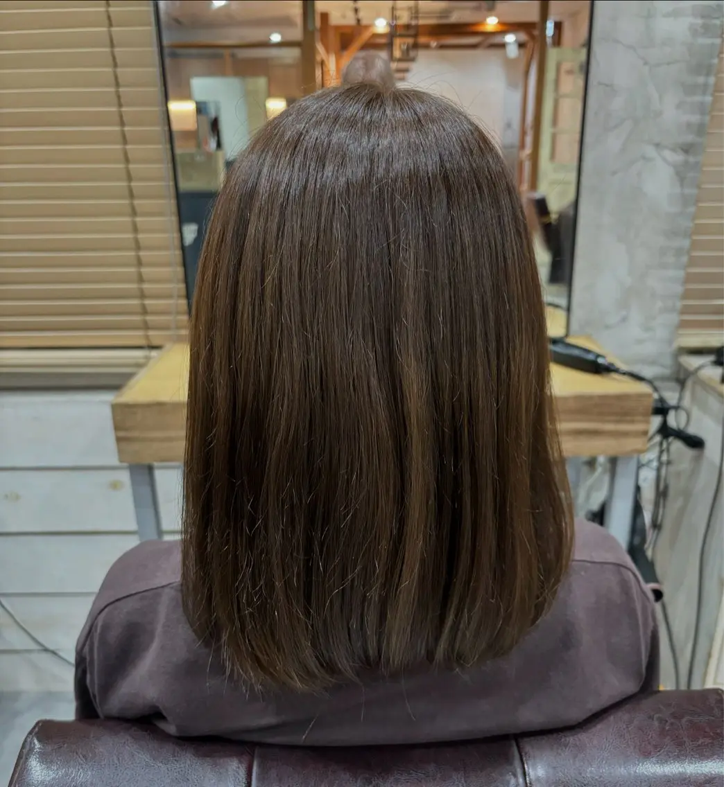カラー ベージュカラー フォギーベージュ littlelink Mikuのヘアスタイル