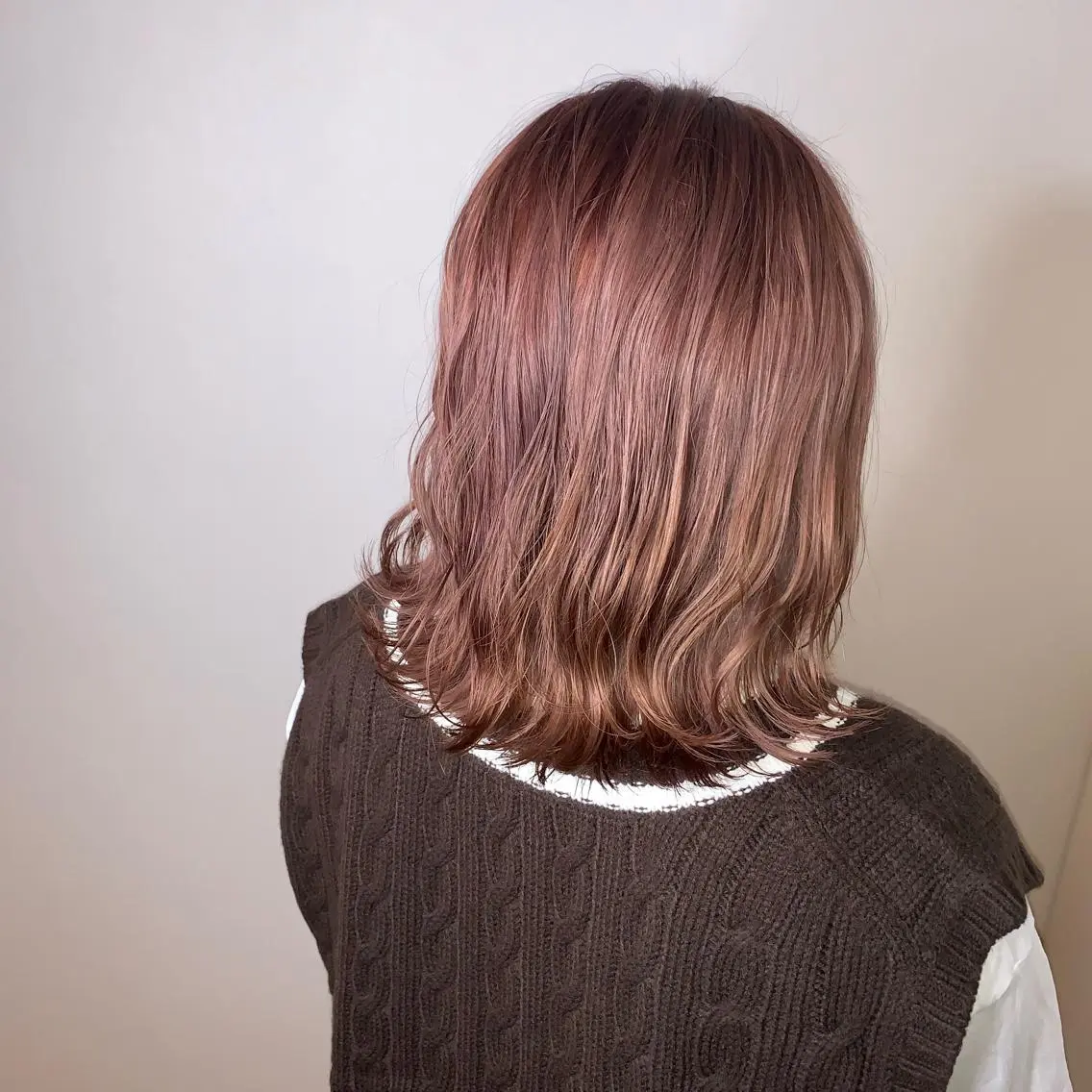 ミディアム カラー ダブルカラー ヘアカラー トリートメント 早稲田/ショート/ 髪質改善/艶カラーのヘアスタイル