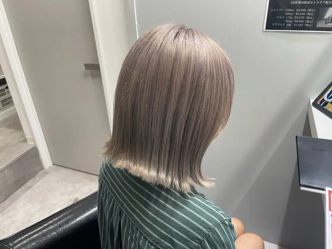 ショート ヘアカラー トリートメント tokute 中野真咲🐺のヘアスタイル