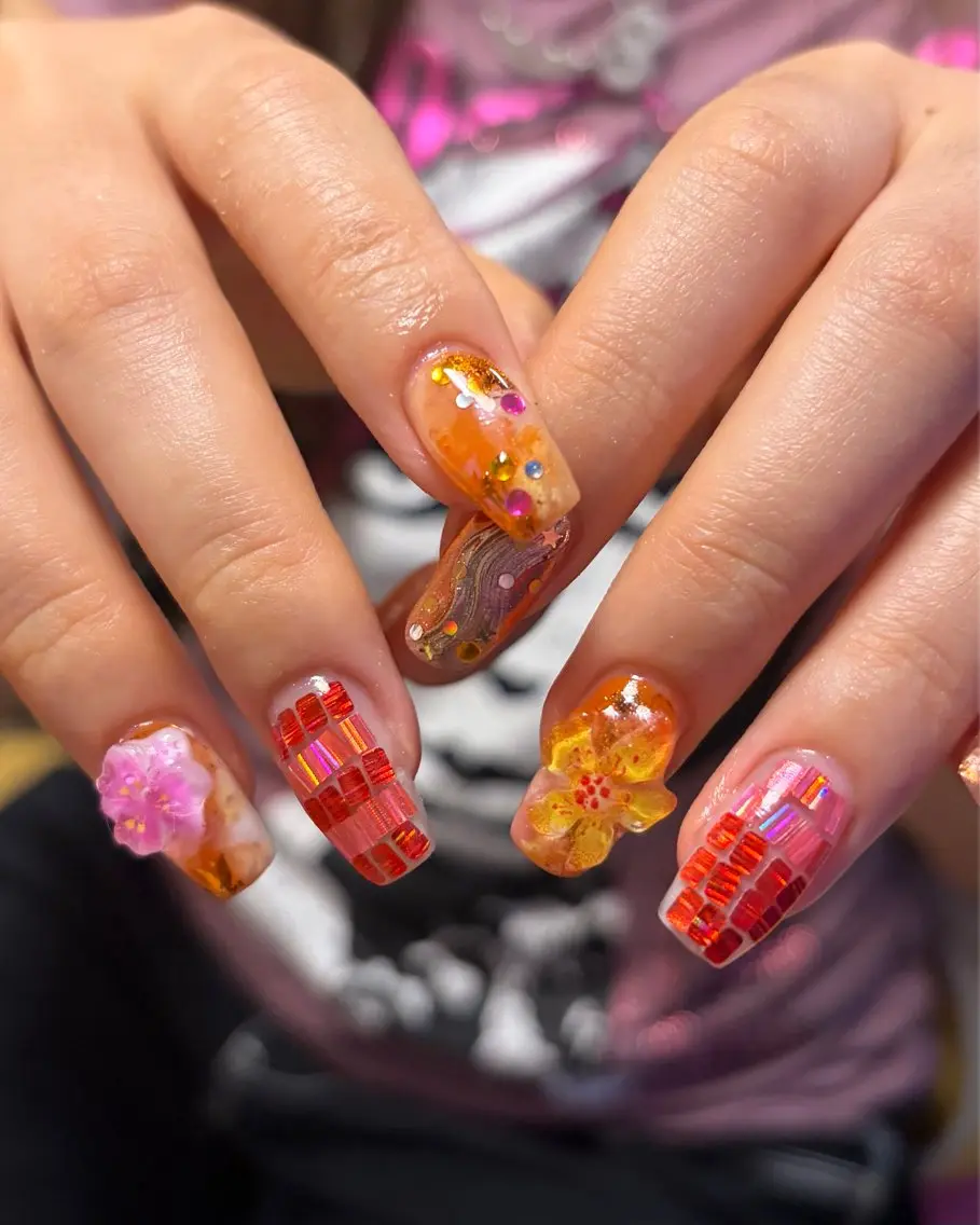 ネイル ハンドネイル フットネイル ASA nail / アート☀︎ニュアンスのネイルデザイン