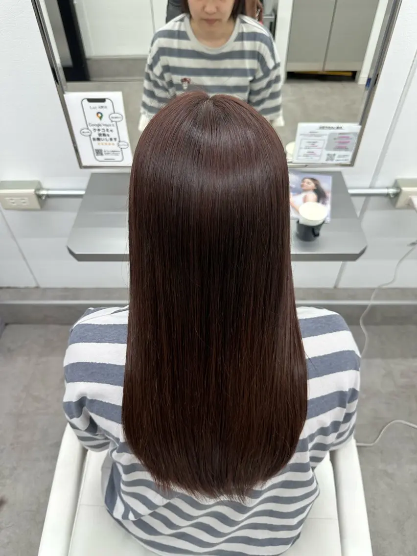 ロング カラー レッドカラー 🌟モデル募集 /さら🩷のヘアスタイル