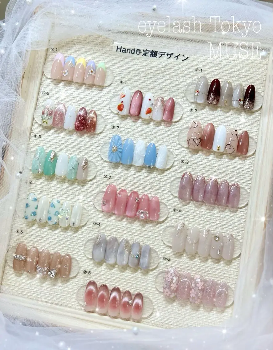 ネイル ジェルネイル マグネットネイル パラジェル 春ネイル ハンドネイル tanaka ◡̈のネイルデザイン