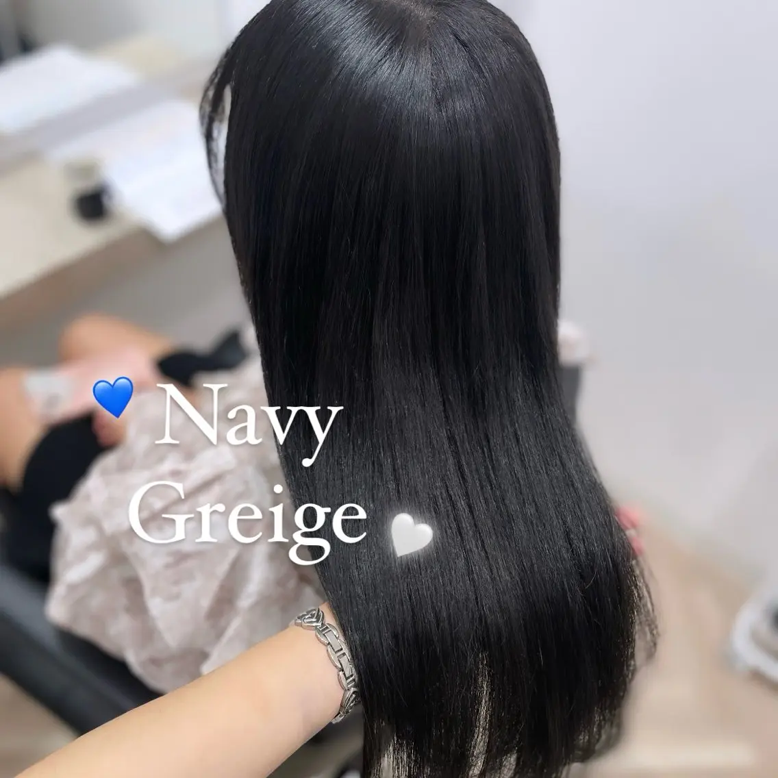 ロング 縮毛矯正 前髪、顔まわりカット 🎀ゆうなのヘアスタイル