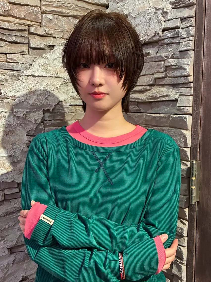 ショート カット ヘアカラー トリートメント レイヤー特化/メンズ 特化/大野真央のヘアスタイル