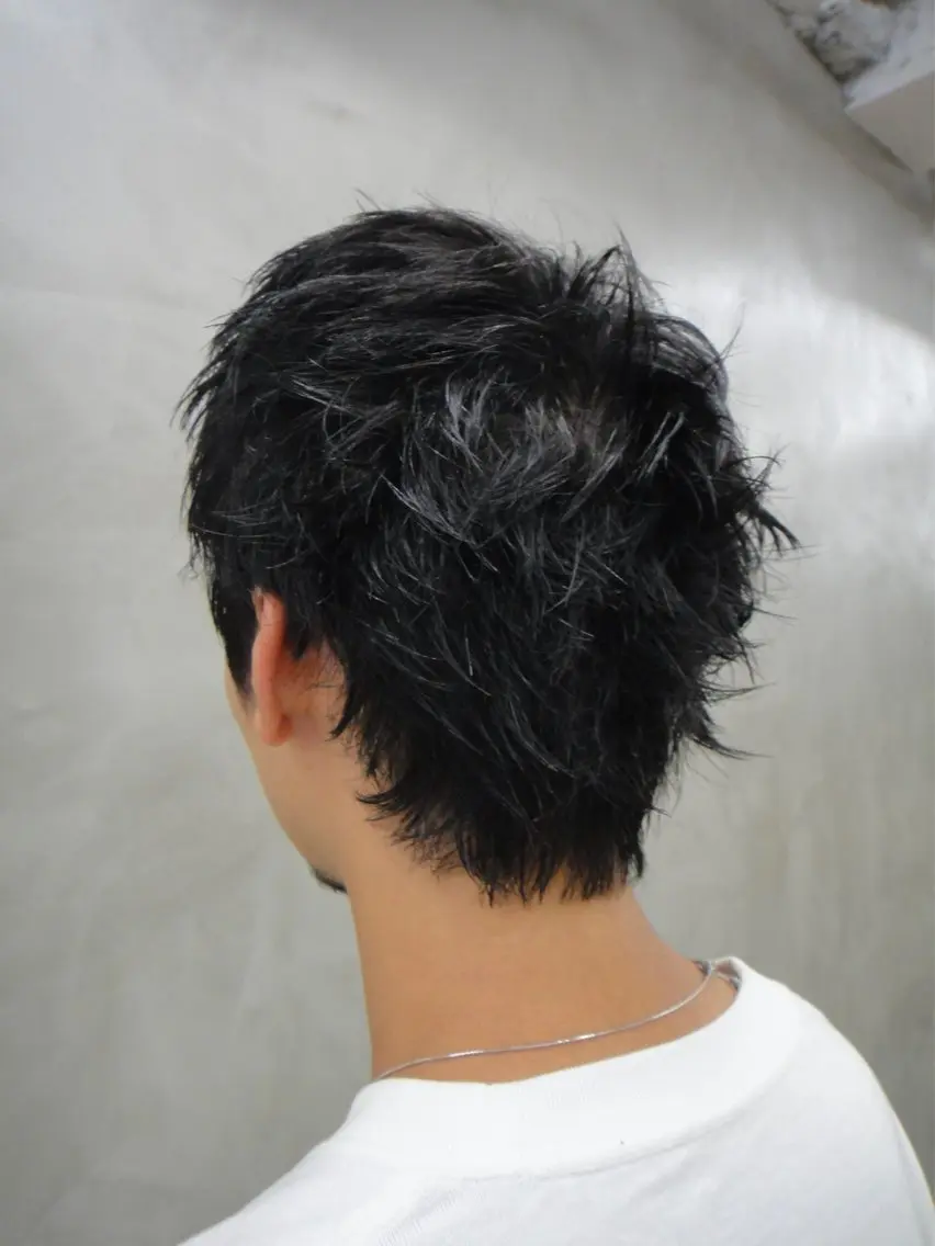 メンズ メンズカット パーマ[佐橋]のヘアスタイル