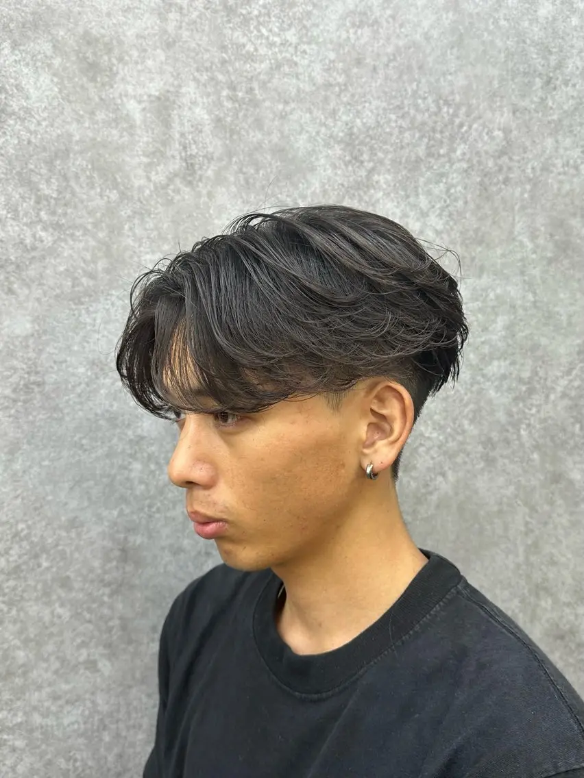 ショート カット パーマ ヘアセット 🔥フェザーパーマ 特化🔥勇斗のヘアスタイル