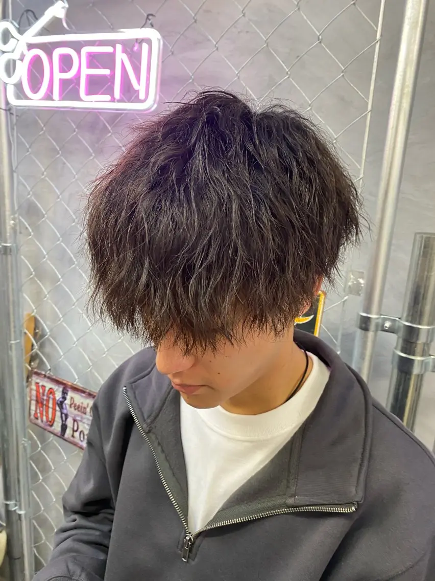パーマ メンズ メンズサロンLOSS /rintaroのヘアスタイル