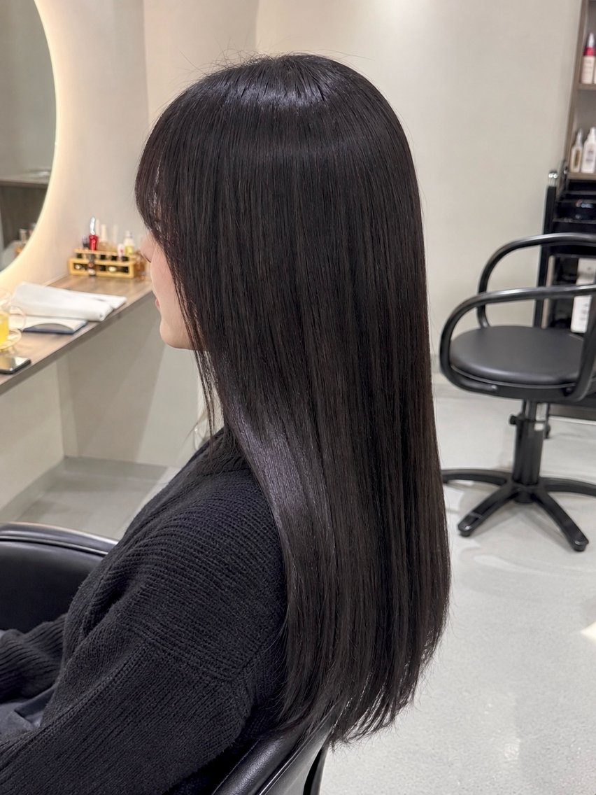 カラー ヘアカラー 池谷 茉耶のヘアスタイル