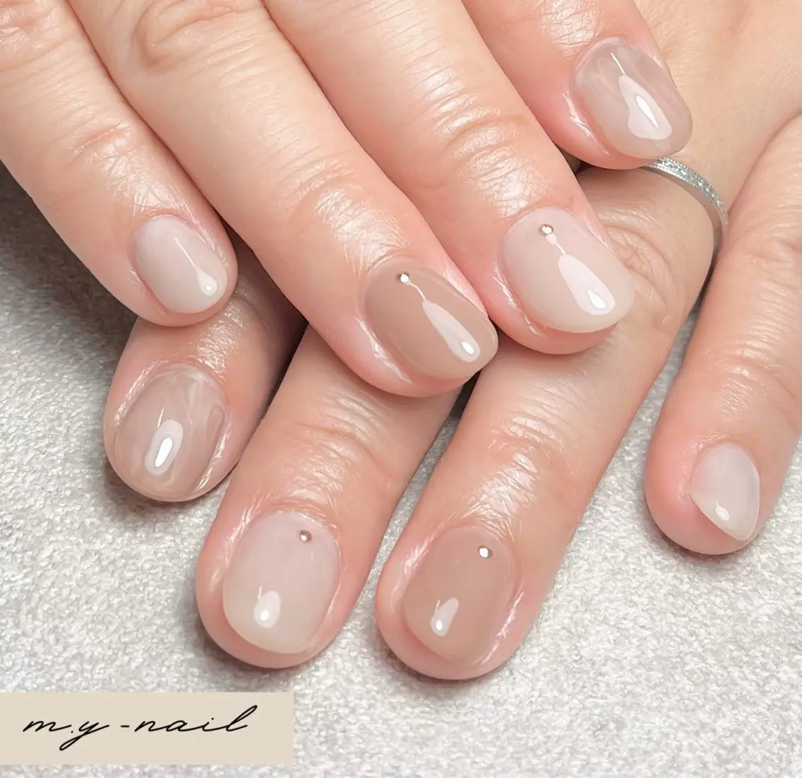ネイル ブラウン S Mayuのネイルデザイン