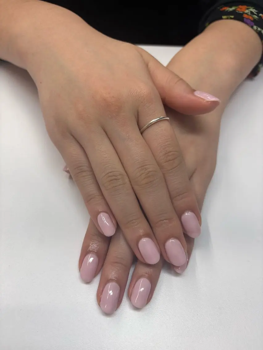 ネイル ワンカラーネイル ピンク mitani mahoのネイルデザイン