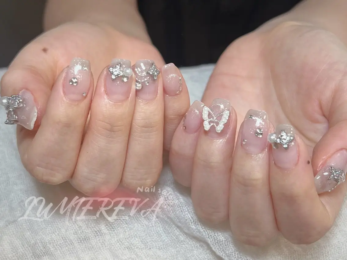 ネイル ハンドネイル Lumiereva @ネイルモデル募集中のネイルデザイン