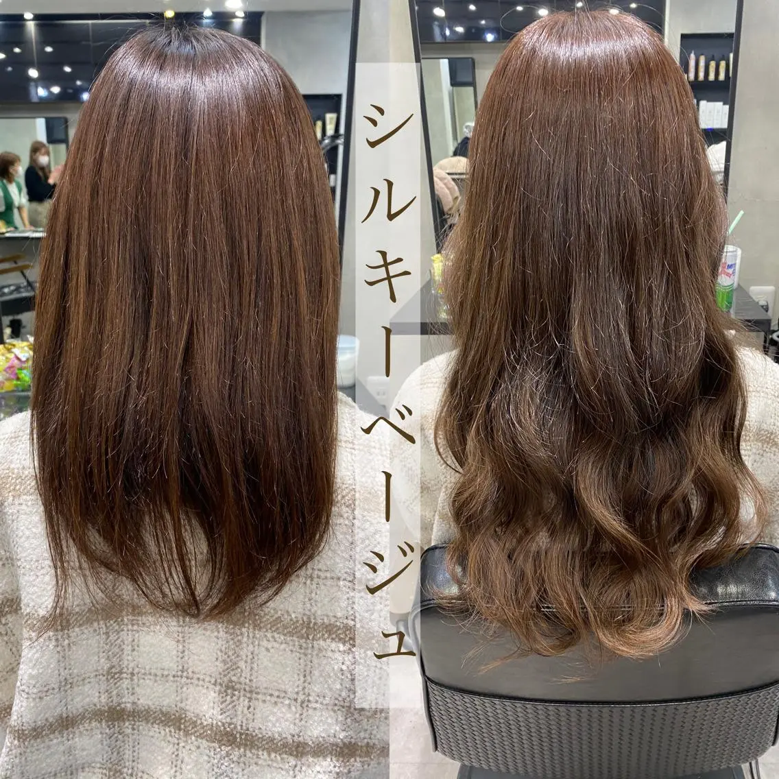 セミロング カラー ヘアアレンジ FAAM Tsuneのヘアスタイル