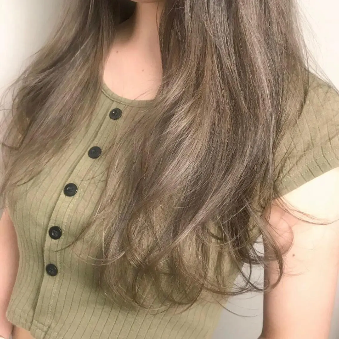 セミロング カラー 艶カラー⁑ナチュラル ⁑中屋恵美🍃のヘアスタイル