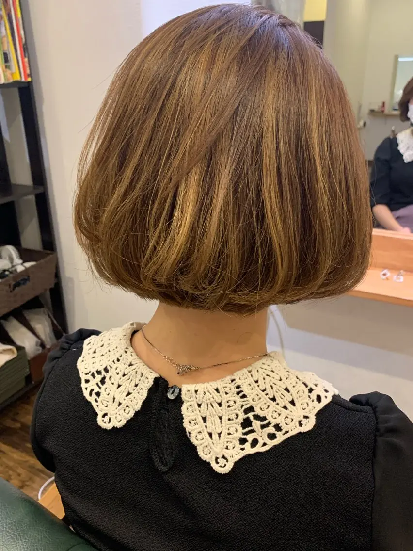 ミディアム MEGUMI 加古川.東加古川のヘアスタイル