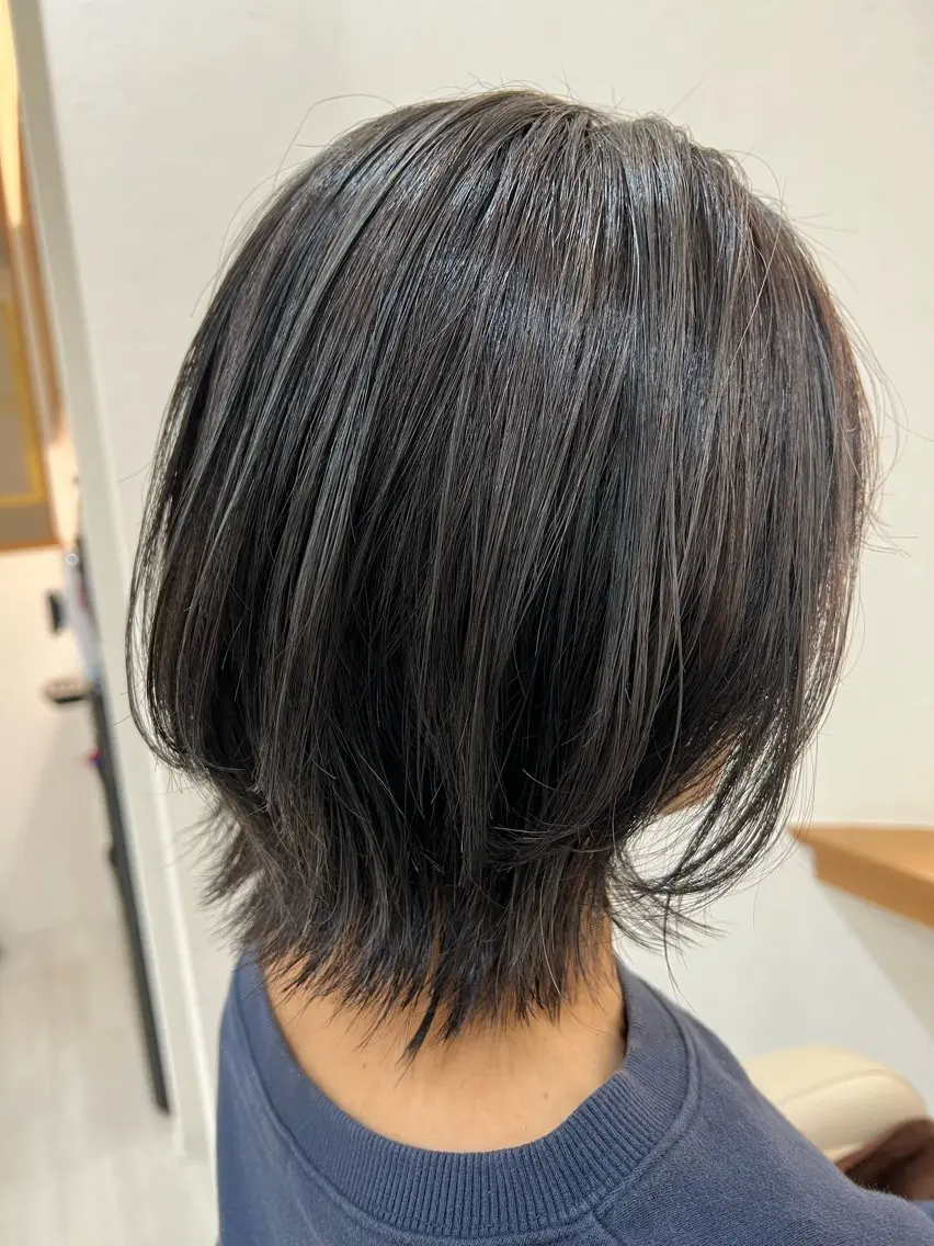ミディアム くびれヘア カット ✨ナチュラル✨ 佐藤隆志のヘアスタイル