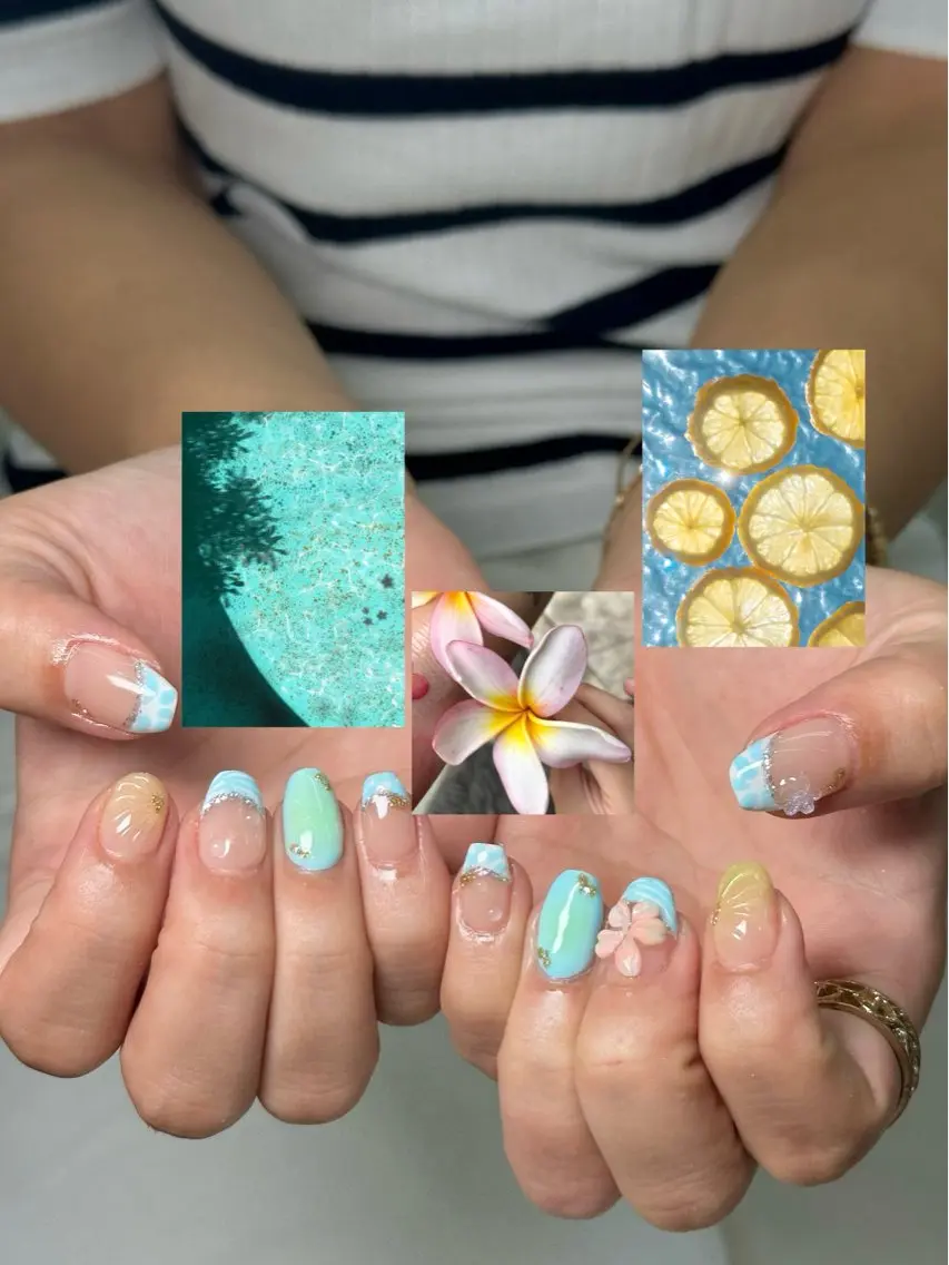ネイル ハンドネイル 🐚 すなのネイルデザイン