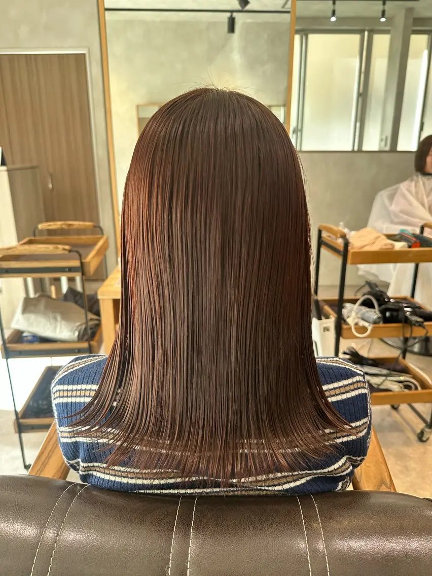 セミロング カラー 🦋艶モテカラー/ヘ アセット🦋YURIのヘアスタイル