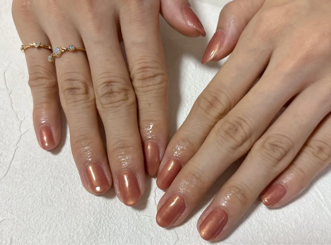 ネイル オーロラネイル フットネイル フレンチネイル ジェルネイル 韓国ネイル mogunail &blowのネイルデザイン
