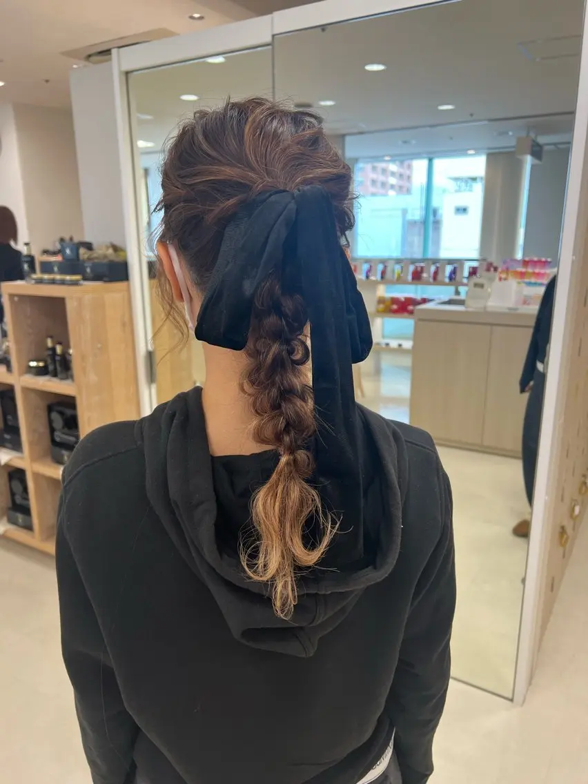 ロング ヘアアレンジ ヘアセット 盛れるレイヤーカット 得意🌹井上美沙のヘアスタイル