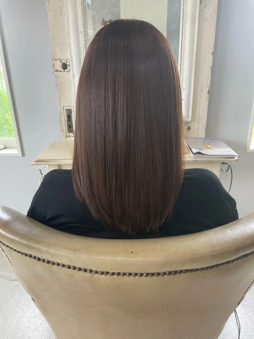 ミディアム カラー トリートメント 酸熱トリートメント 吉田 明弘のヘアスタイル